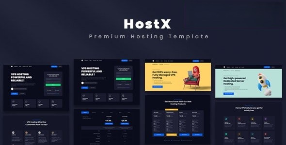 HostX v2.2.1 - 高级托管模板