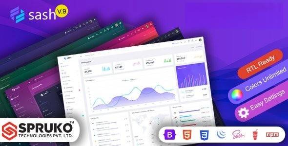 Sash v10 - Bootstrap 5 管理和仪表板模板