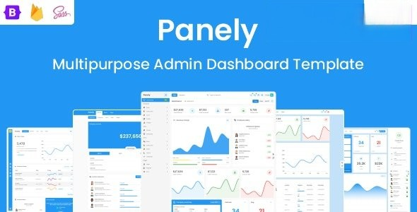 Panely v1.0 - Bootstrap 多用途管理仪表板模板