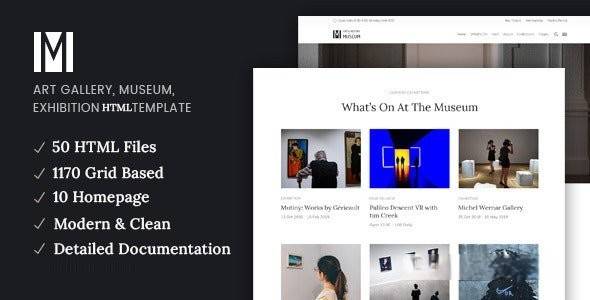 Muzze - 博物馆艺术画廊 HTML 模板