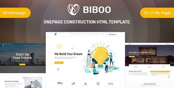 Biboo v1.0 - OnePage 构建 HTML 模板