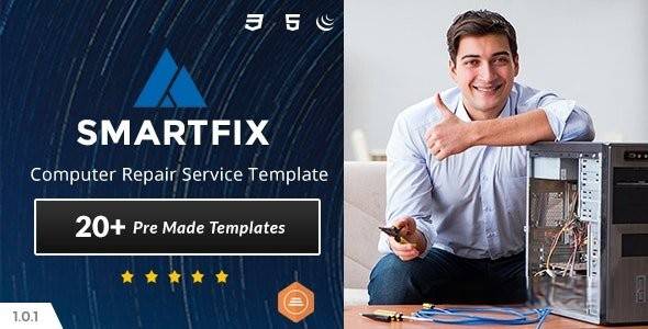 SmartFix v1.0.1 - 电脑维修中心 HTML5 模板