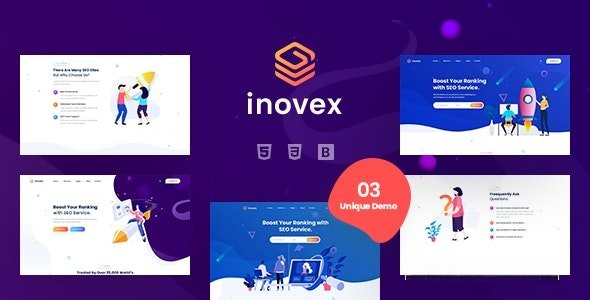 Inovex v1.0 - SEO 和营销机构 HTML 模板