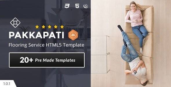 Pakkapati v1.0 - 地板服务 HTML5 模板