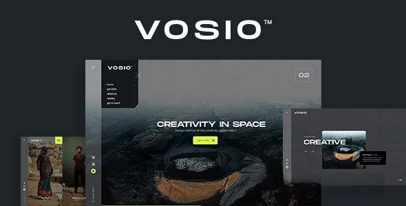 Vosio v1.0 - 创意组合 HTML 模板