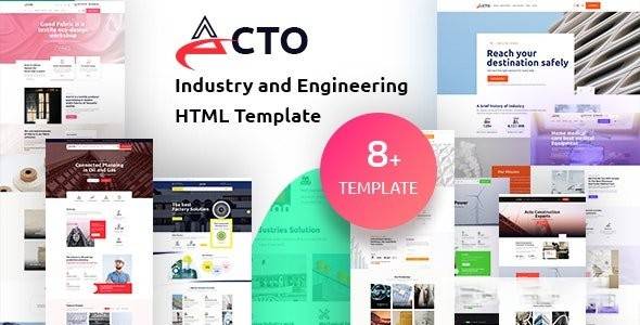 Acto - 工业和工程 HTML 模板