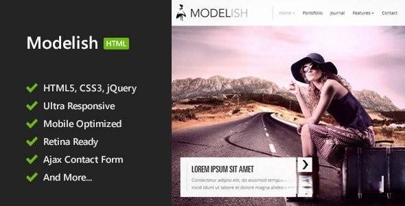 Modelish - HTML5 网站模板