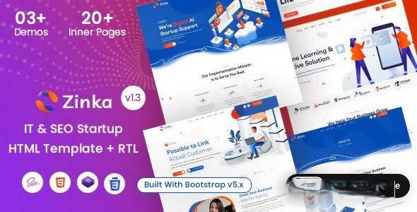 Zinka v1.3 - IT Agency & SEO Business HTML Template