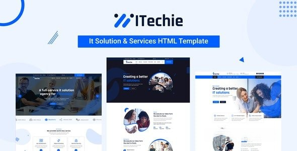Itechie v1.0 - IT解决方案和服务引导模板