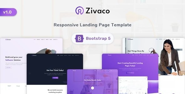 Zivaco v1.0 -响应式登陆页面模板