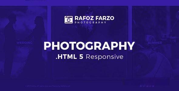 Rafoz -摄影HTML模板