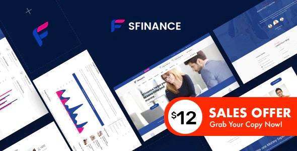 SFinance v1.0 - 商业咨询和专业服务 HTML 模板