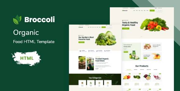 Broccoli v1.0 - 有机食品 HTML 模板