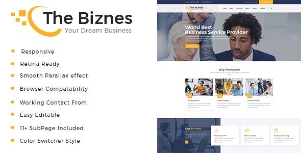 The Business v1.0 - 商业咨询和专业服务 HTML 模板