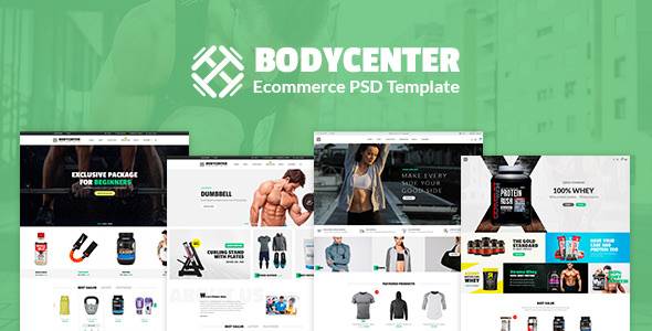 Bodycenter - 电子商务 PSD 模板