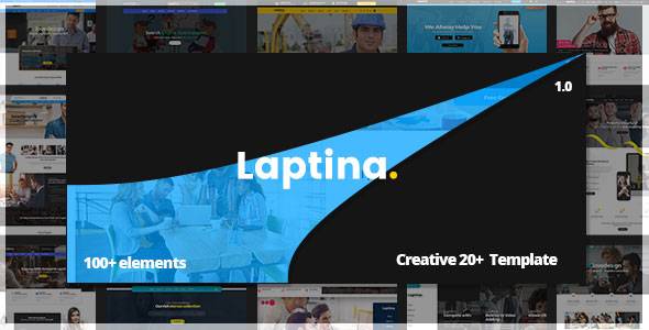 Laptina - 多用途商业和金融专业人士，咨询 PSD 模板