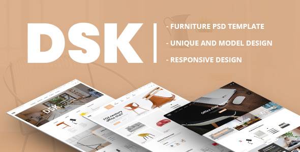 DSK - 家具 PSD 模板