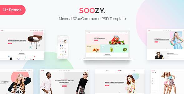 Soozy - 极简 WooCommerce Psd 模板