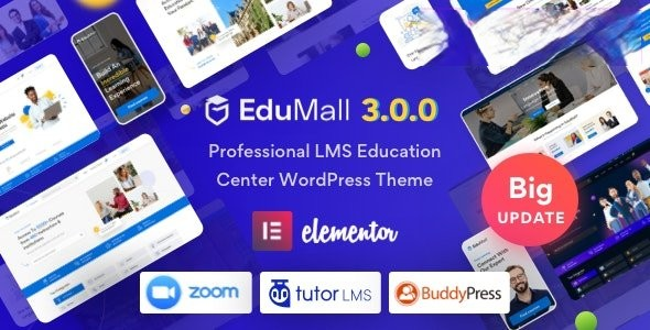 EduMall v3.3.0 - 专业 LMS 教育中心 WordPress 主题