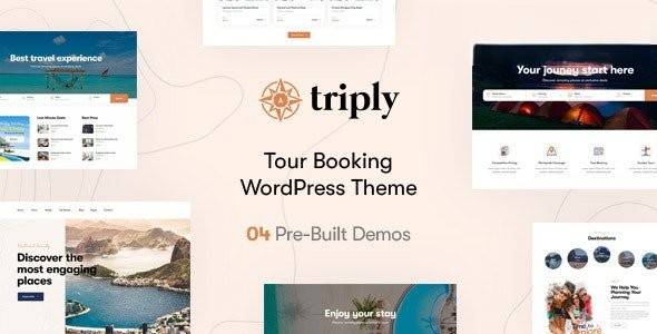 Triply v2.2.7 - 旅游预订 WordPress 主题