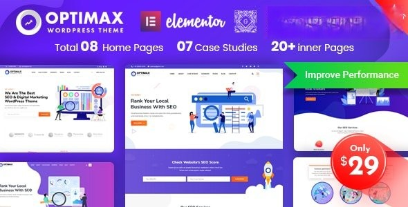 Optimax v2.0 - SEO 和营销 WordPress 主题