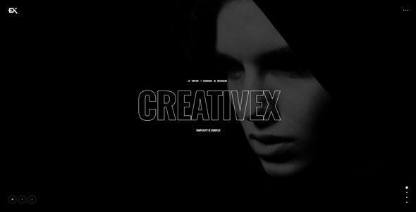 Creativex v1.0 - A Bold Portfolio WordPress Theme