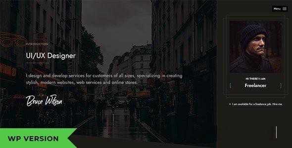 Resumo v1.0.3 - Personal Portfolio WordPress Theme