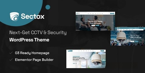 Sectox v1.0 - 闭路电视和安全 WordPress 主题