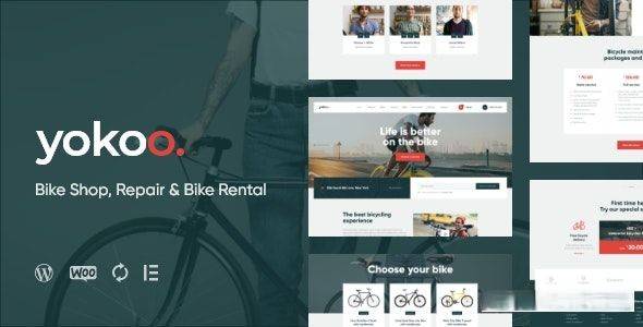 Yokoo v1.1.2 - Bike Shop & Rental WordPress 主题