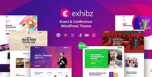 Exhibz v2.5.0 - 活动会议 WordPress 主题