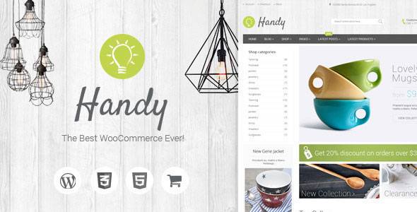 Handy v5.2.1 - 手工商店 WordPress WooCommerce 主题