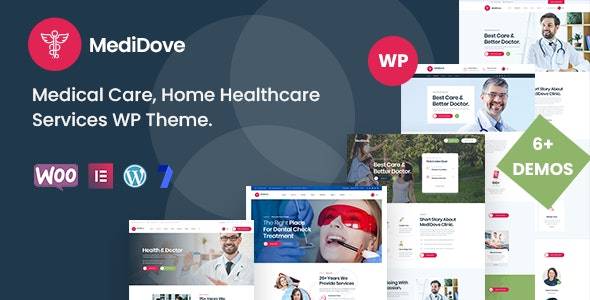 MediDove v2.2.4 - 医疗保健、家庭保健服务 WP 主题 + RTL