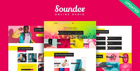 Sounder v1.3.3 - 在线电台 WordPress 主题