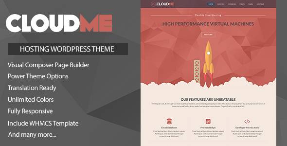 Cloudme Host v1.1.6 - WordPress 托管主题 + WHMCS