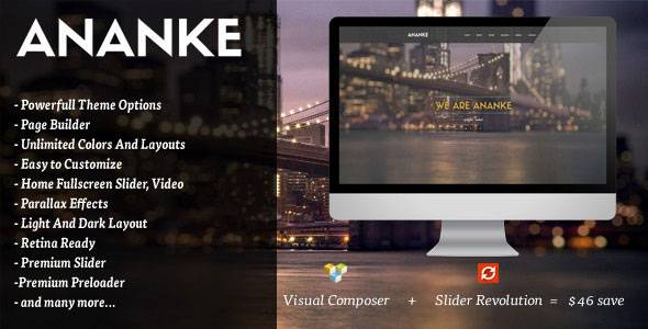 Ananke v3.9.2 - 一页视差 WordPress 主题