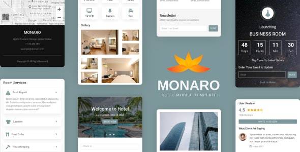 Monaro v1.0-酒店移动模板